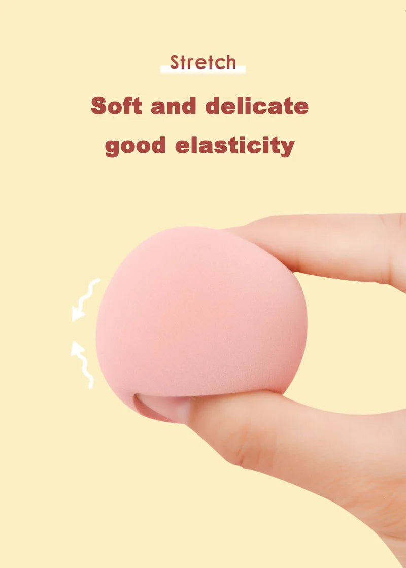 Lot de 4 éponges à maquillage tendance, éponges à fond de teint et à poudre, accessoires de beauté